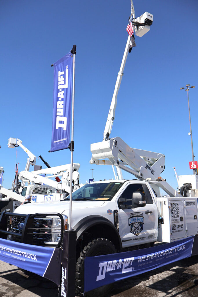 Basin Upfitting truck at The Utility Expo